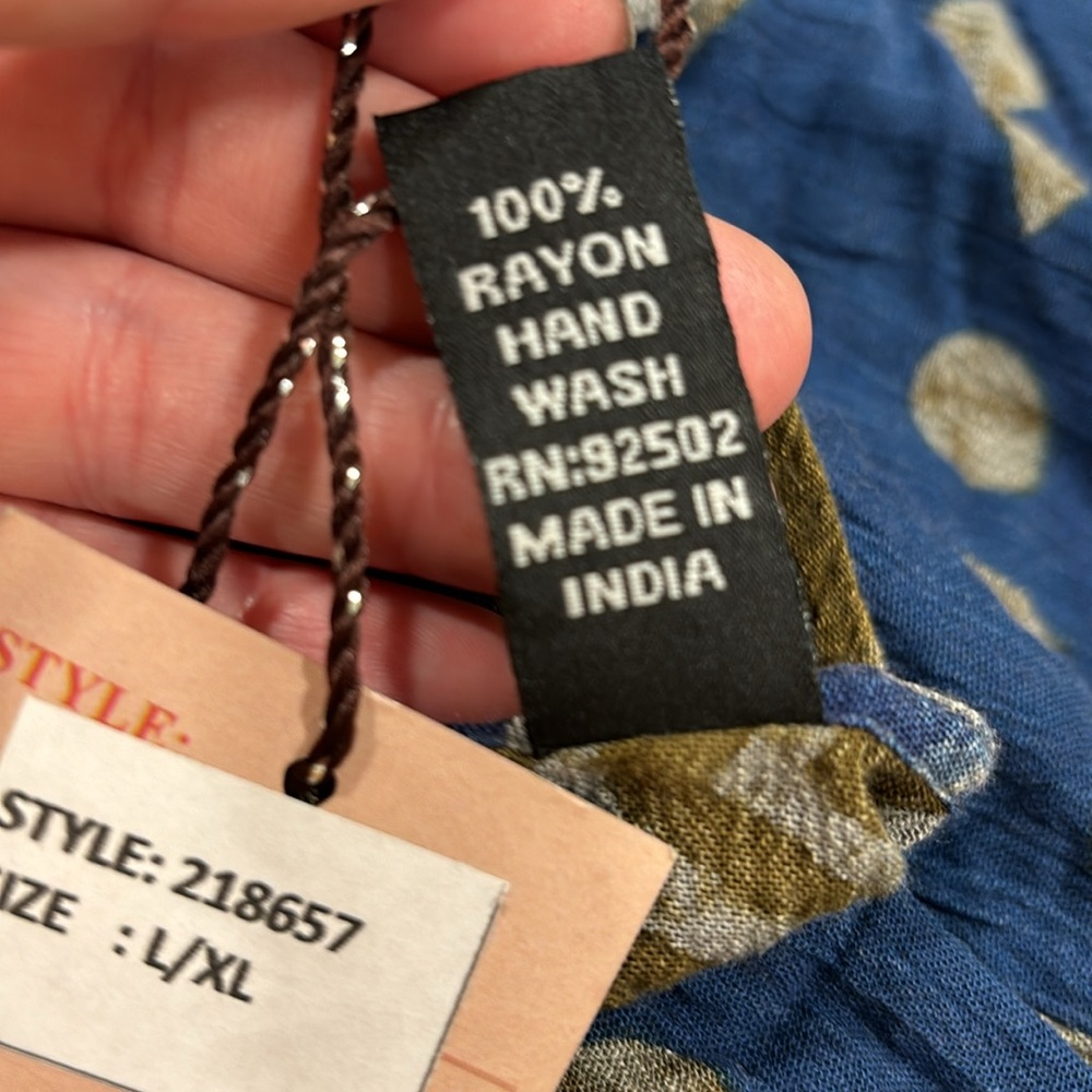 Sacred Threads Boho Tunic With Crochet Trim Nwt - image 7